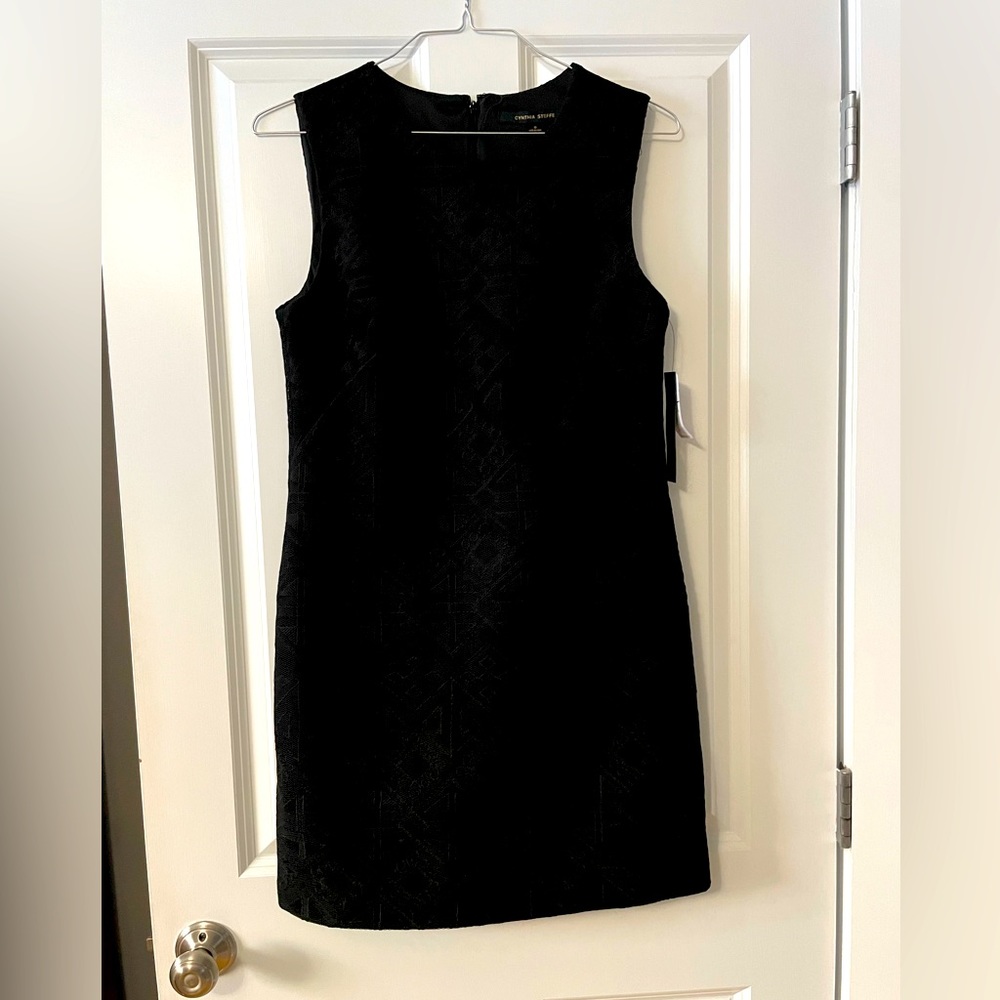NWT Cynthia Steffe black dress. Fully lined.